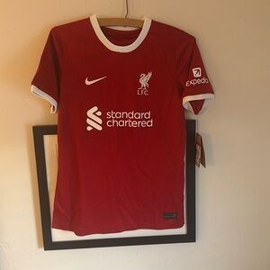 LFC M. Salah Nike Kids 23/24 Home Jersey